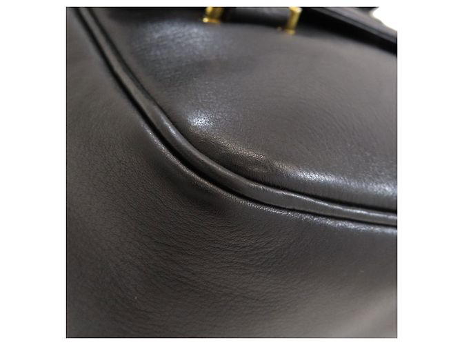 Céline Celine Triomphe Leder-Tote-Bag Schwarz - Ansicht 14
