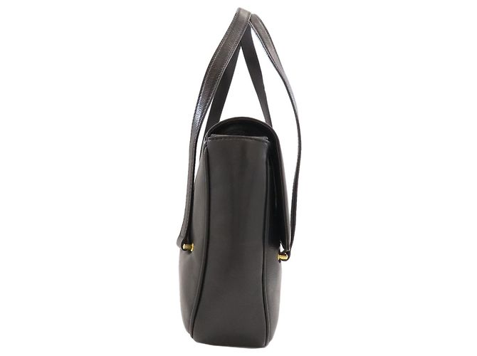 Céline Celine Triomphe Leder-Tote-Bag Schwarz - Ansicht 3