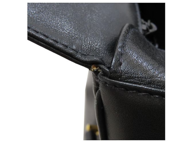 Céline Celine Triomphe Leder-Tote-Bag Schwarz - Ansicht 8