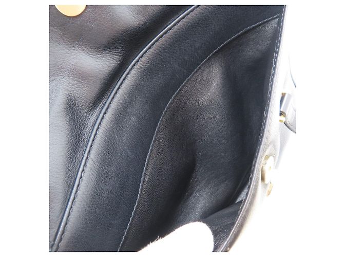 Céline Celine Triomphe Leder-Tote-Bag Schwarz - Ansicht 9
