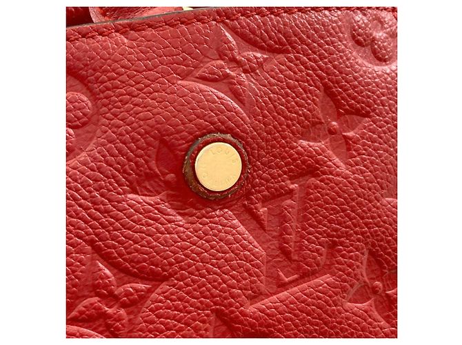 Borsa Louis Vuitton Montaigne MM Fuschia - vista 14