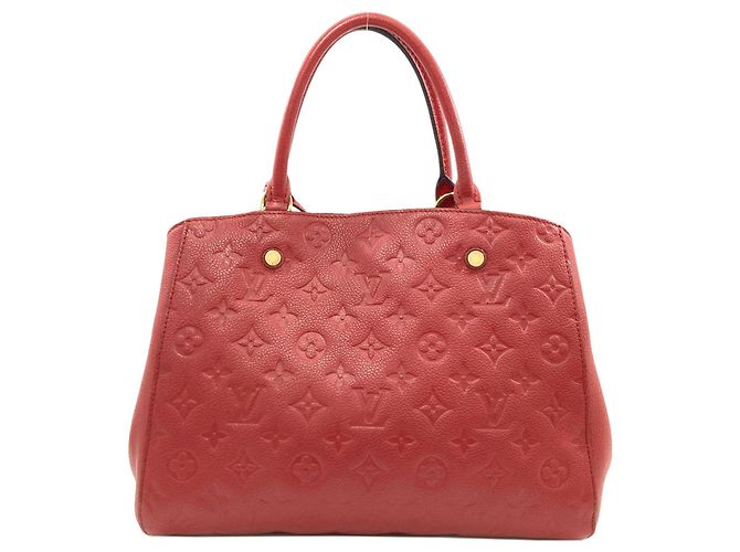 Borsa Louis Vuitton Montaigne MM Fuschia - vista 2