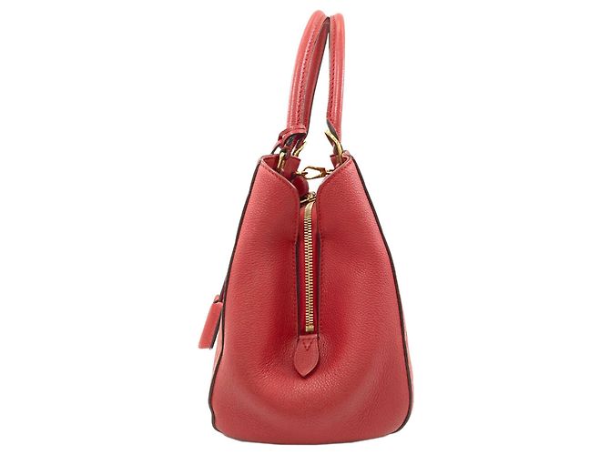 Borsa Louis Vuitton Montaigne MM Fuschia - vista 3