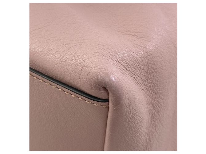 Borsa Flower in pelle rosa Tod's - vista 14