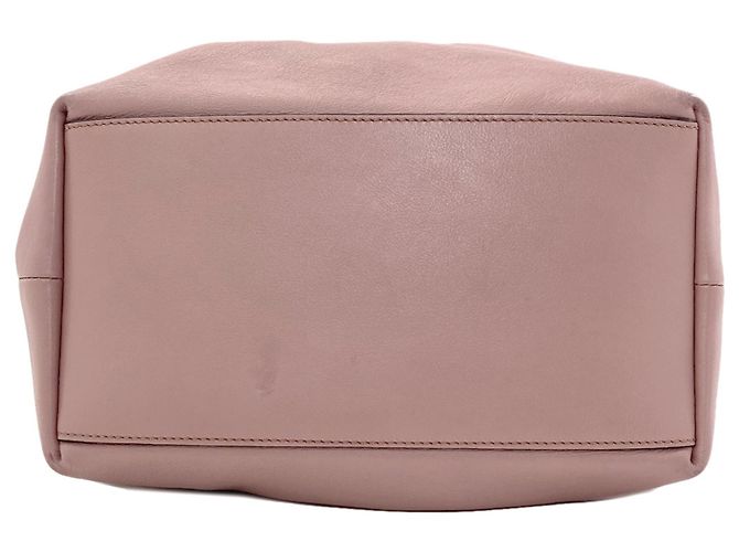 Borsa Flower in pelle rosa Tod's - vista 4