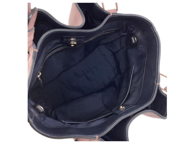 Borsa Flower in pelle rosa Tod's - vista 5