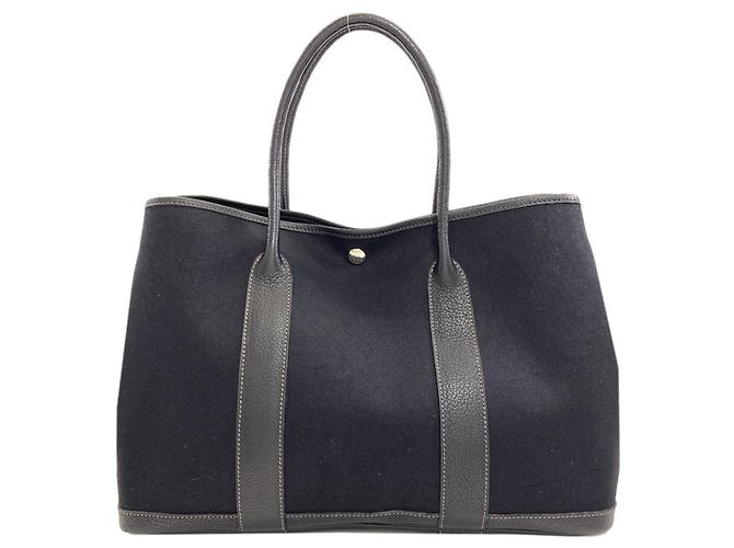 Hermès Sac cabas Hermes Garden Party PM Noir - vue 2