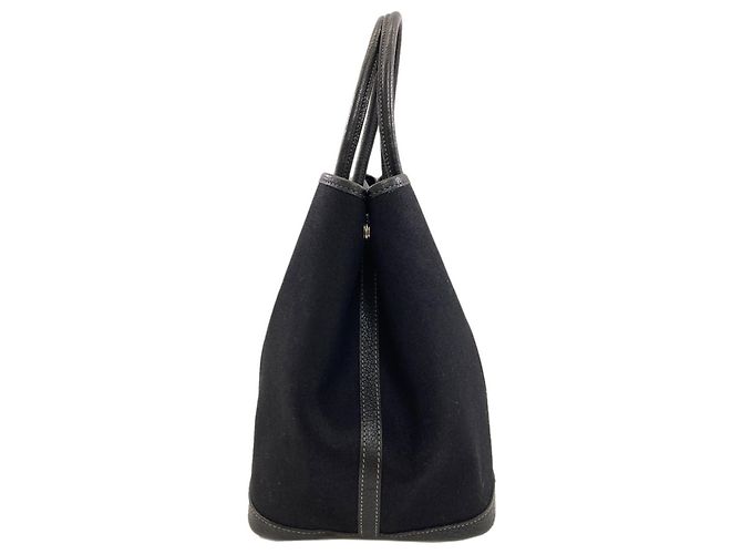 Hermès Sac cabas Hermes Garden Party PM Noir - vue 3