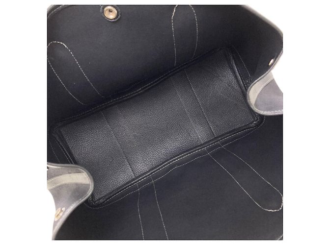 Hermès Sac cabas Hermes Garden Party PM Noir - vue 5