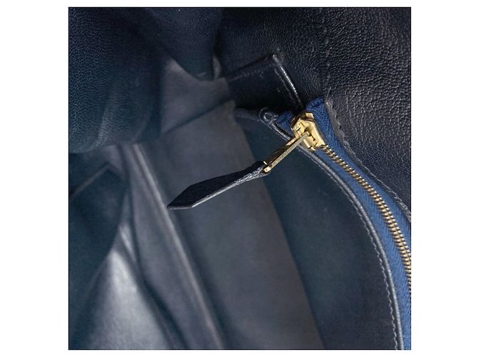 Hermès Hermes Birkin 40 Handtasche in Blue Indigo Blau - Ansicht 13