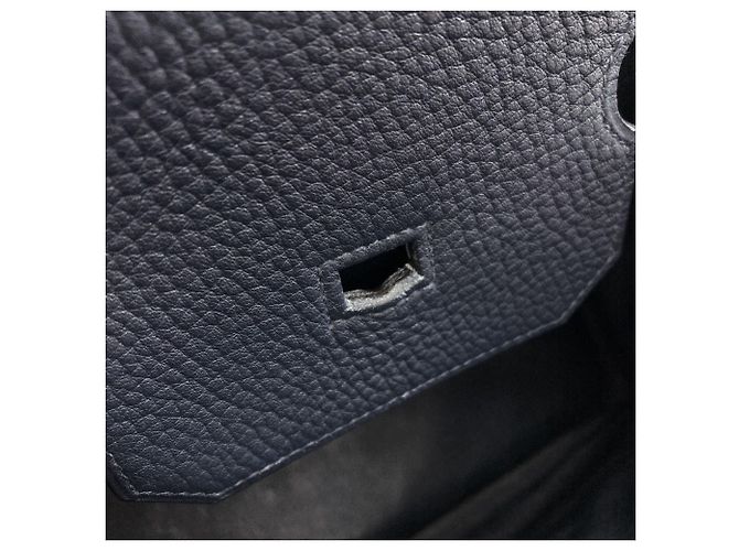 Hermès Hermes Birkin 40 Handtasche in Blue Indigo Blau - Ansicht 17