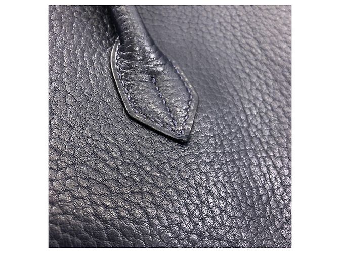 Hermès Hermes Birkin 40 Handtasche in Blue Indigo Blau - Ansicht 18