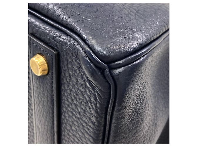Hermès Hermes Birkin 40 Handtasche in Blue Indigo Blau - Ansicht 23