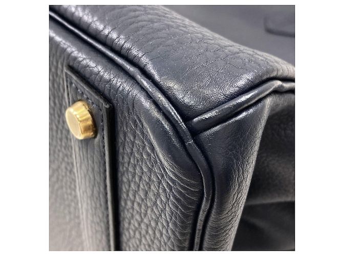 Hermès Hermes Birkin 40 Handtasche in Blue Indigo Blau - Ansicht 24