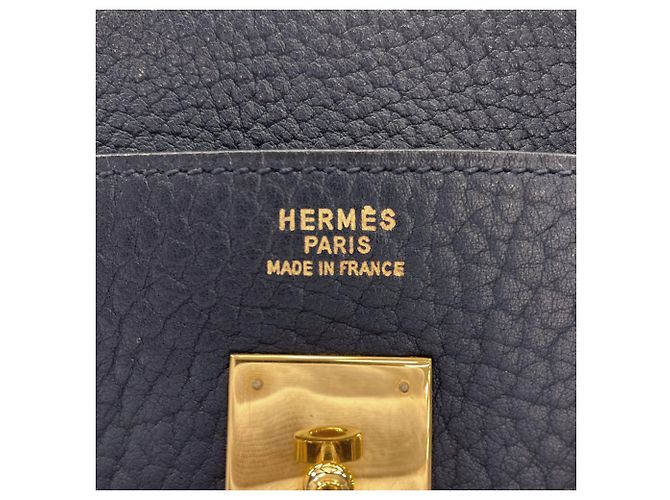 Hermès Hermes Birkin 40 Handtasche in Blue Indigo Blau - Ansicht 6