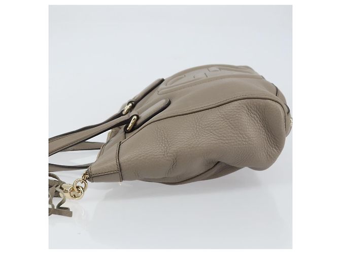 Gucci Soho Convertible Soft Top Handle Leather Marrom - vista 4