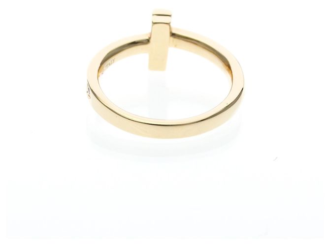 Anello Tiffany & Co. T1 in oro rosa 18K con diamanti Narrow D'oro - vista 2