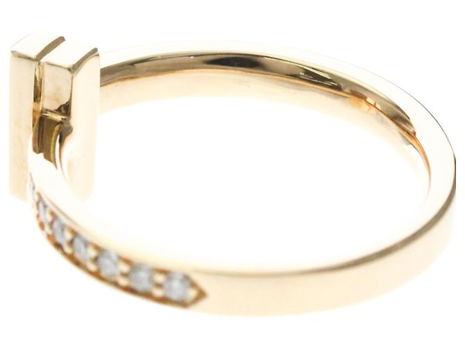 Anello Tiffany & Co. T1 in oro rosa 18K con diamanti Narrow D'oro - vista 7