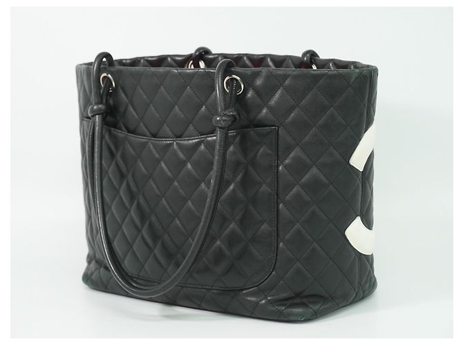 Chanel Cambon Quilted Leather Medium Schwarz - Ansicht 2