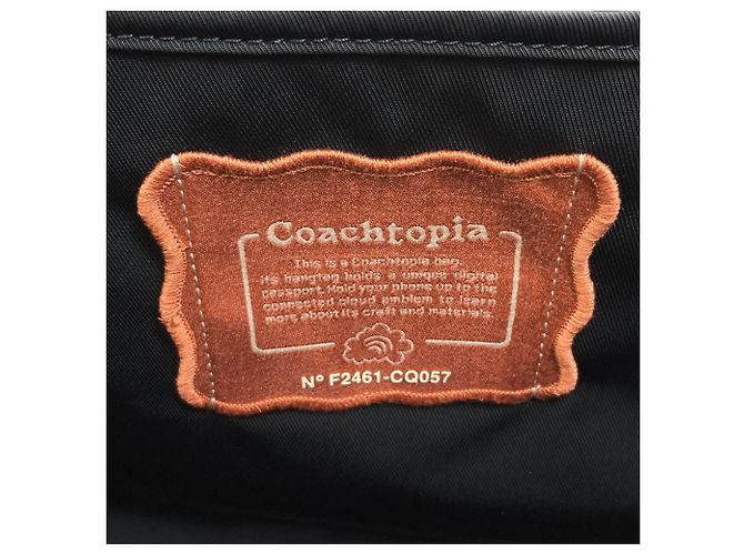 Bolso Coach CQ057 Topia Loop Tote Negro - vista 6