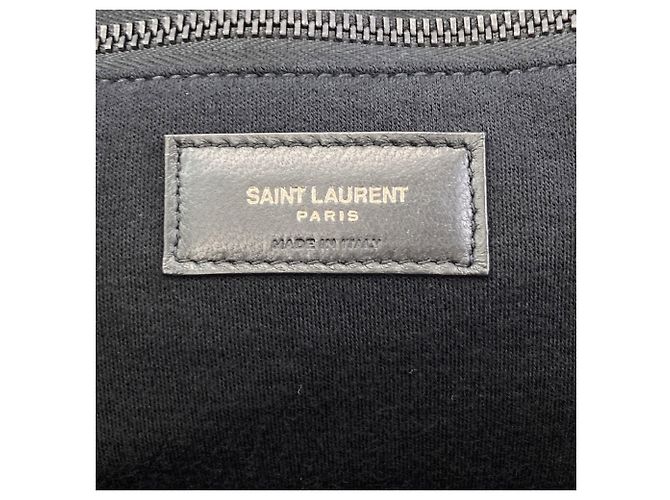 Autre Marque Saco Tote Saint Laurent Logo Preto - vista 6