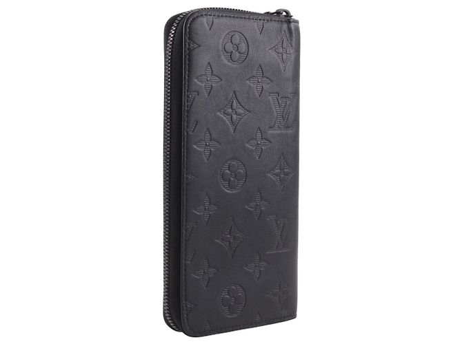 Cartera larga Louis Vuitton en Monogram Shadow Negro - vista 3