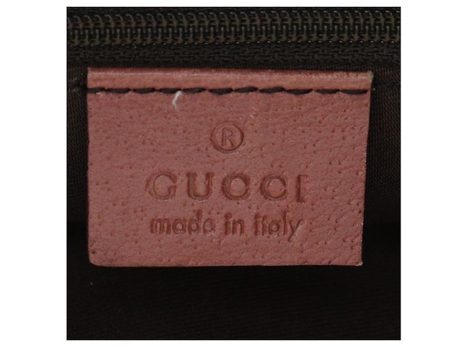 Borsa a tracolla Gucci Abbey in camoscio rosa - vista 16
