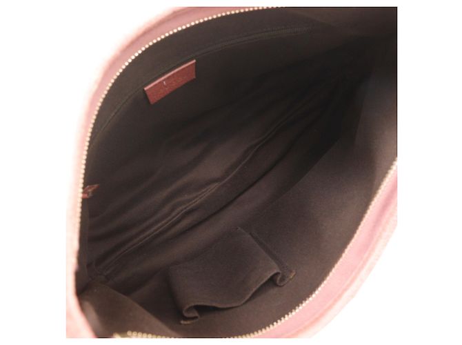 Borsa a tracolla Gucci Abbey in camoscio rosa - vista 5