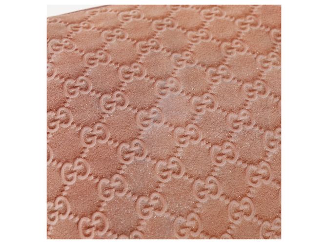Borsa a tracolla Gucci Abbey in camoscio rosa - vista 7