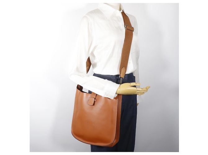 Hermès Borsa a Tracolla Hermes Evelyne Serie Marrone - vista 14