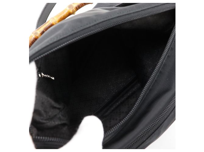 Bolso de hombro Gucci Bamboo Negro - vista 6