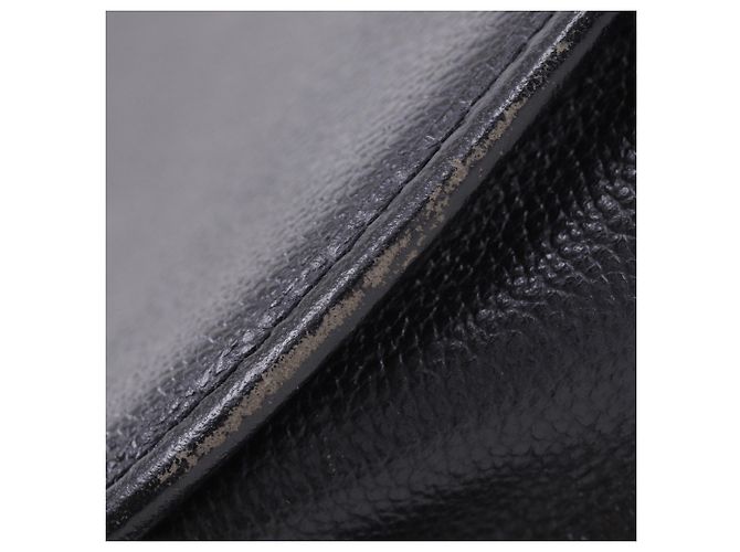 Borsa a tracolla in pelle nera Yves Saint Laurent Nero - vista 10