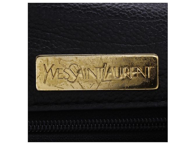 Borsa a tracolla in pelle nera Yves Saint Laurent Nero - vista 19