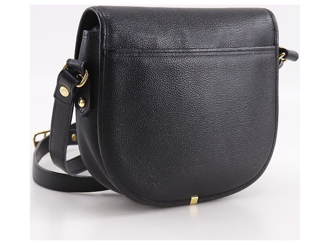 Borsa a tracolla in pelle nera Yves Saint Laurent Nero - vista 3