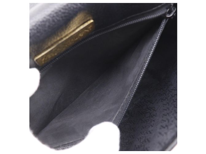 Borsa a tracolla in pelle nera Yves Saint Laurent Nero - vista 6