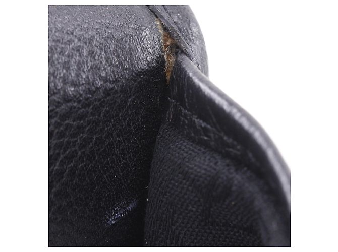 Borsa a tracolla in pelle nera Yves Saint Laurent Nero - vista 8