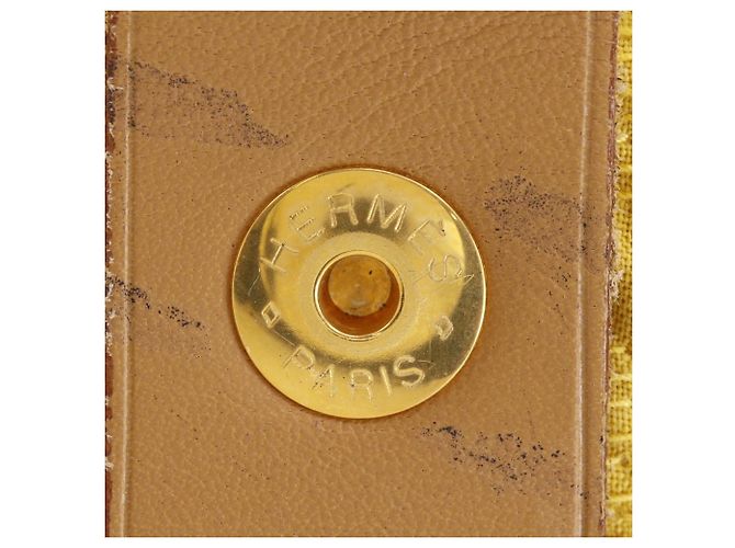 Hermès Hermes Amedaba Hippo de Poche Tote Bag Gelb - Ansicht 12
