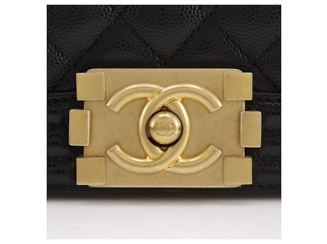 Borsa a tracolla Chanel Boy 25 Nero - vista 11
