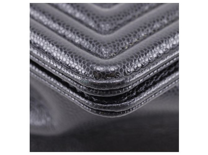 Borsa a tracolla Chanel Boy 25 Nero - vista 4