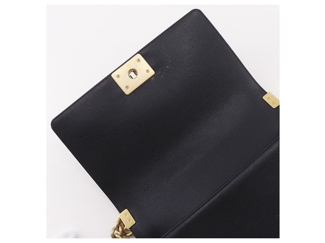 Borsa a tracolla Chanel Boy 25 Nero - vista 7