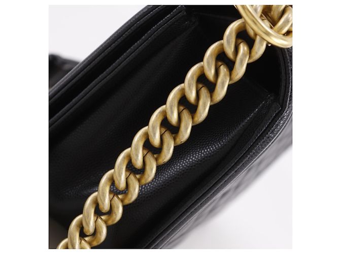 Borsa a tracolla Chanel Boy 25 Nero - vista 8