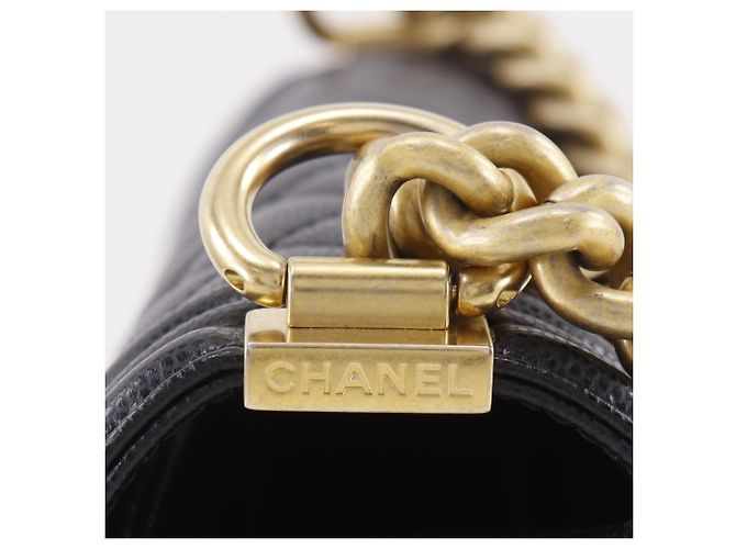 Borsa a tracolla Chanel Boy 25 Nero - vista 9