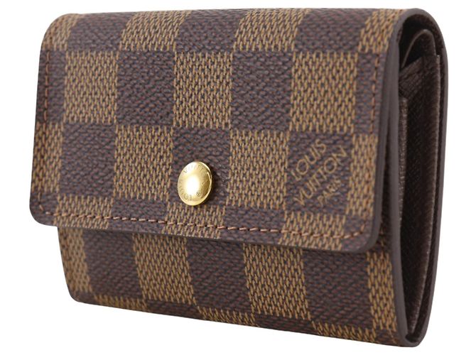 Louis Vuitton Damier Canvas Coin Purse Brown - view 2