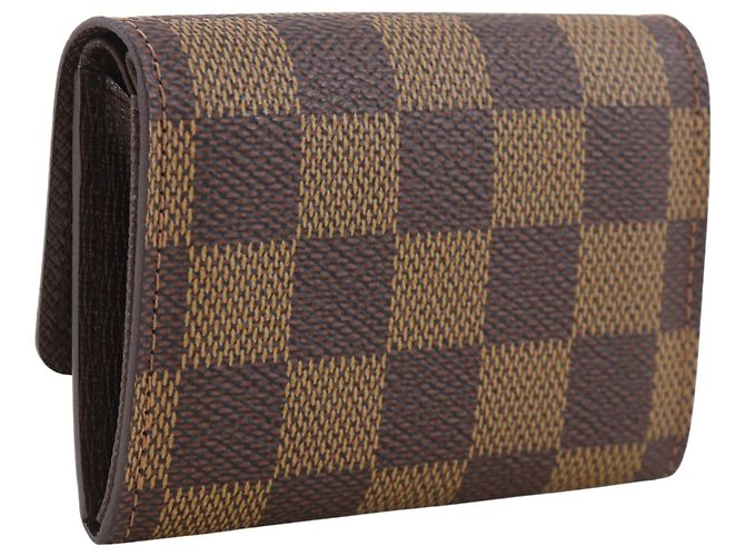 Louis Vuitton Damier Canvas Coin Purse Brown - view 3