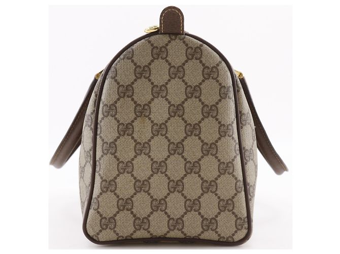 Sac à main Gucci Old Mini Boston Marron - vue 11