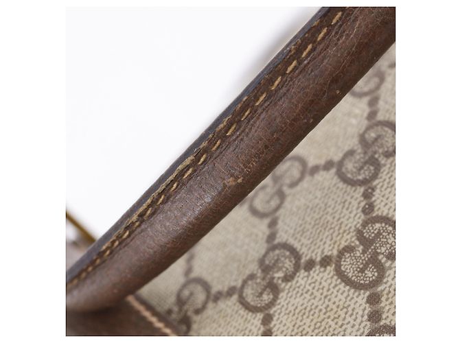 Sac à main Gucci Old Mini Boston Marron - vue 12