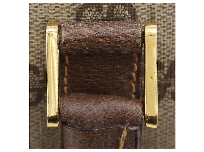 Sac à main Gucci Old Mini Boston Marron - vue 16