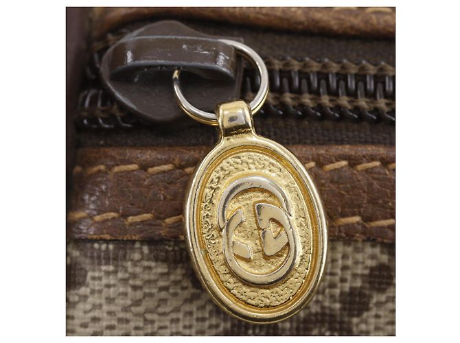 Sac à main Gucci Old Mini Boston Marron - vue 17