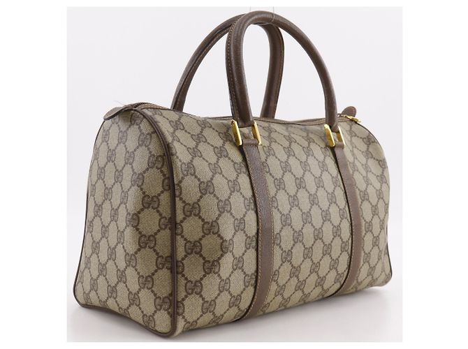 Sac à main Gucci Old Mini Boston Marron - vue 3