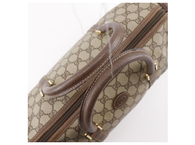 Sac à main Gucci Old Mini Boston Marron - vue 5